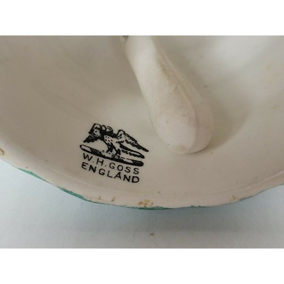 Vintage W.H. Goss Southern Belle Girl in Blue Dress Bell England - Picture 7 of 7